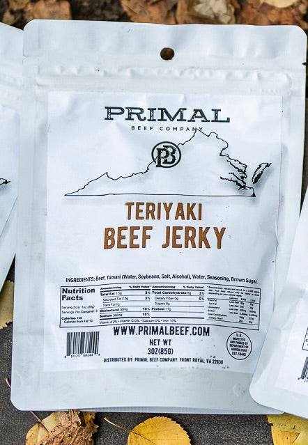 Primal Beef Jerky - Teriyaki